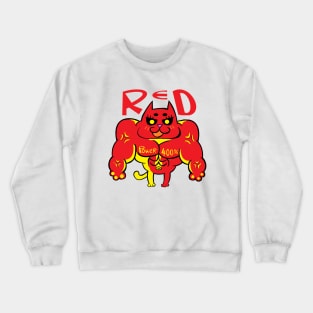 TABCxon #050 Metal Cat Red Crewneck Sweatshirt